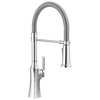Single Handle Pull-Down Kitchen Faucet With Spring Spout