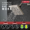 H<sub>2</sub>Okinetic&reg; 5-Setting Angular Modern Raincan Shower Head (Recertified)
