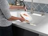Single Handle Pull-Down Kitchen Faucet with Soap Dispenser and ShieldSpray (Recertified)