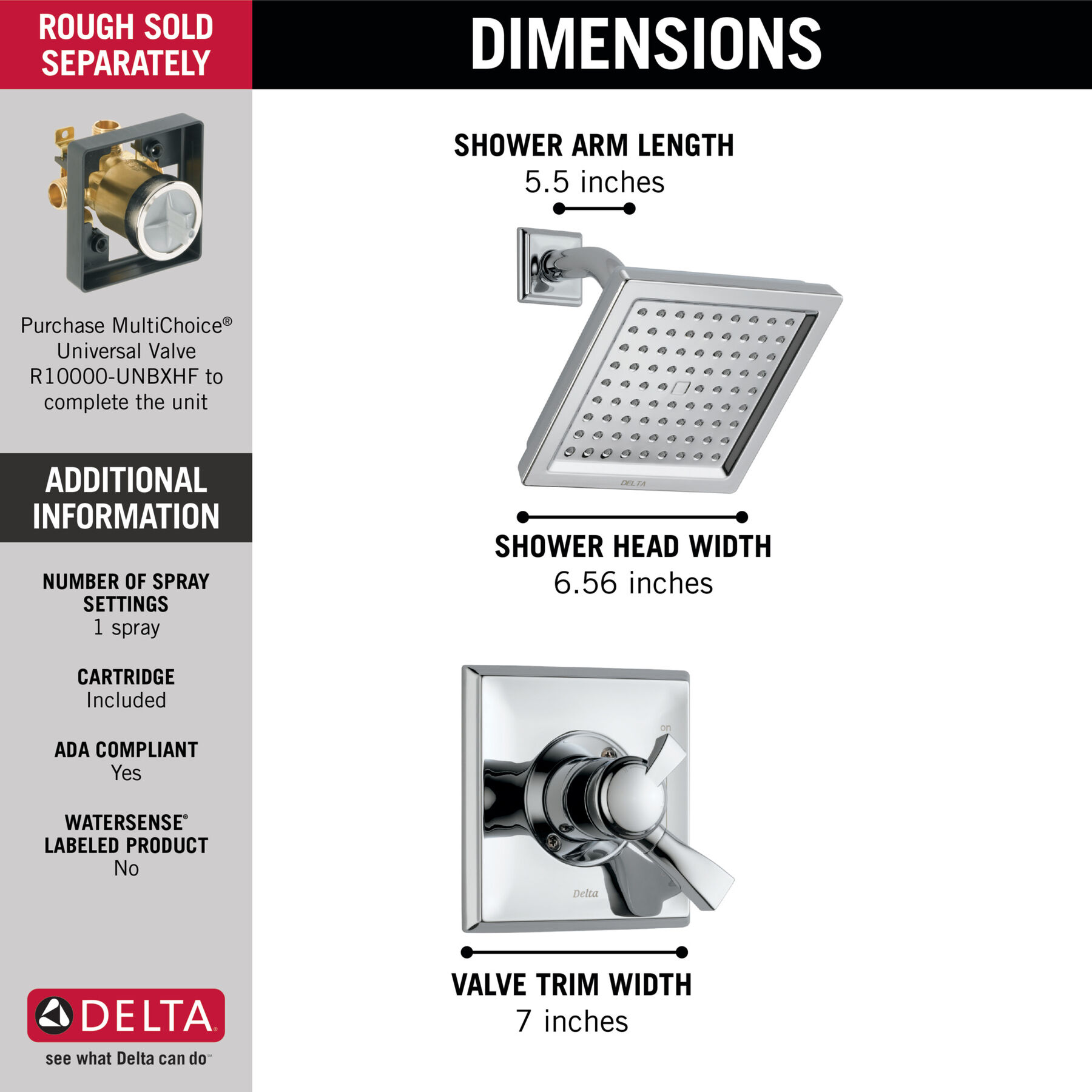 Shower Trim 17S (Recertified)