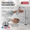 Touch<sub>2</sub>O&reg; Technology Kitchen Faucet with Touchless Technology
