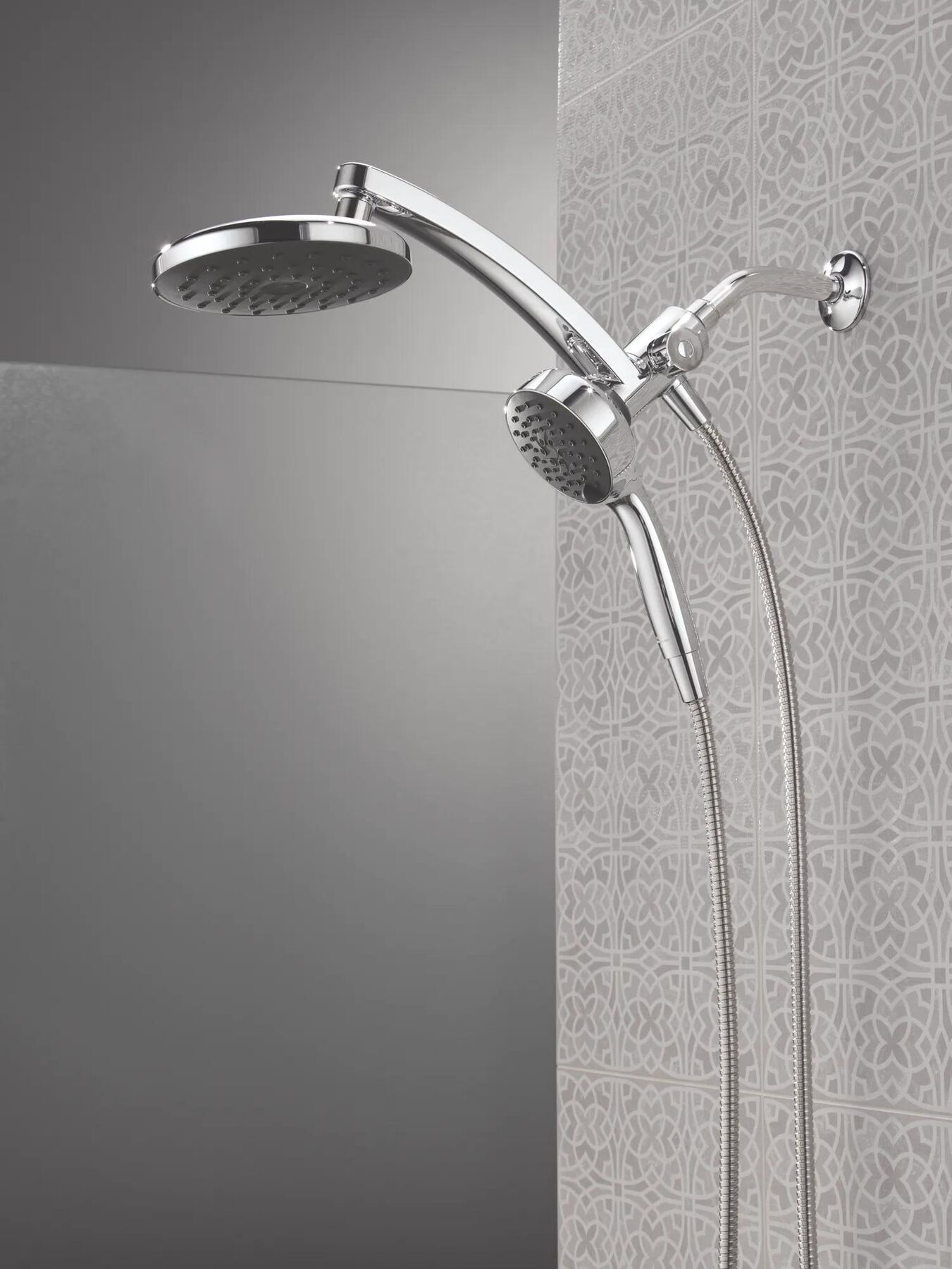 PivotPro&trade; 3-in-1 Combination Shower with TouchClean&reg; Spray Face