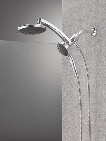 PivotPro™ 3-in-1 Combination Shower with Silicone Spray Face in Chrome ...