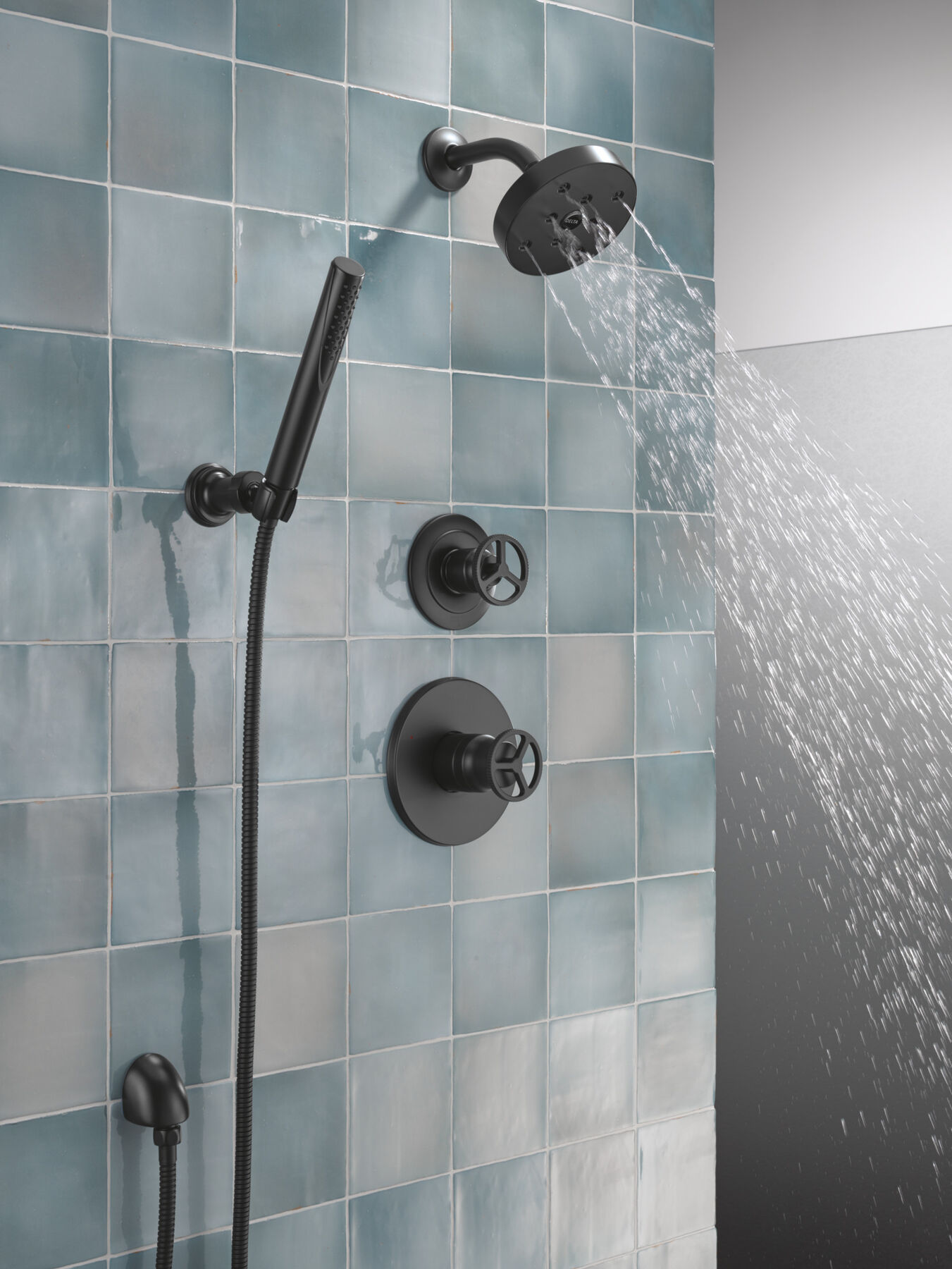 Premium Single-Setting Adjustable Wall Mount Hand Shower
