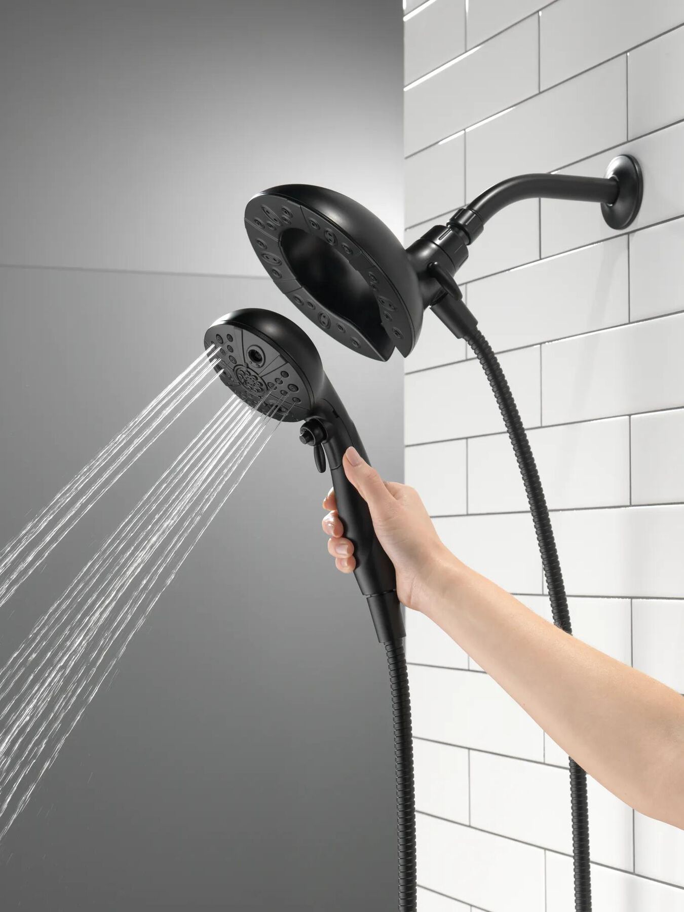 H2Okinetic&reg;&nbsp;In2ition&reg;&nbsp;5-Setting Two-in-One Shower