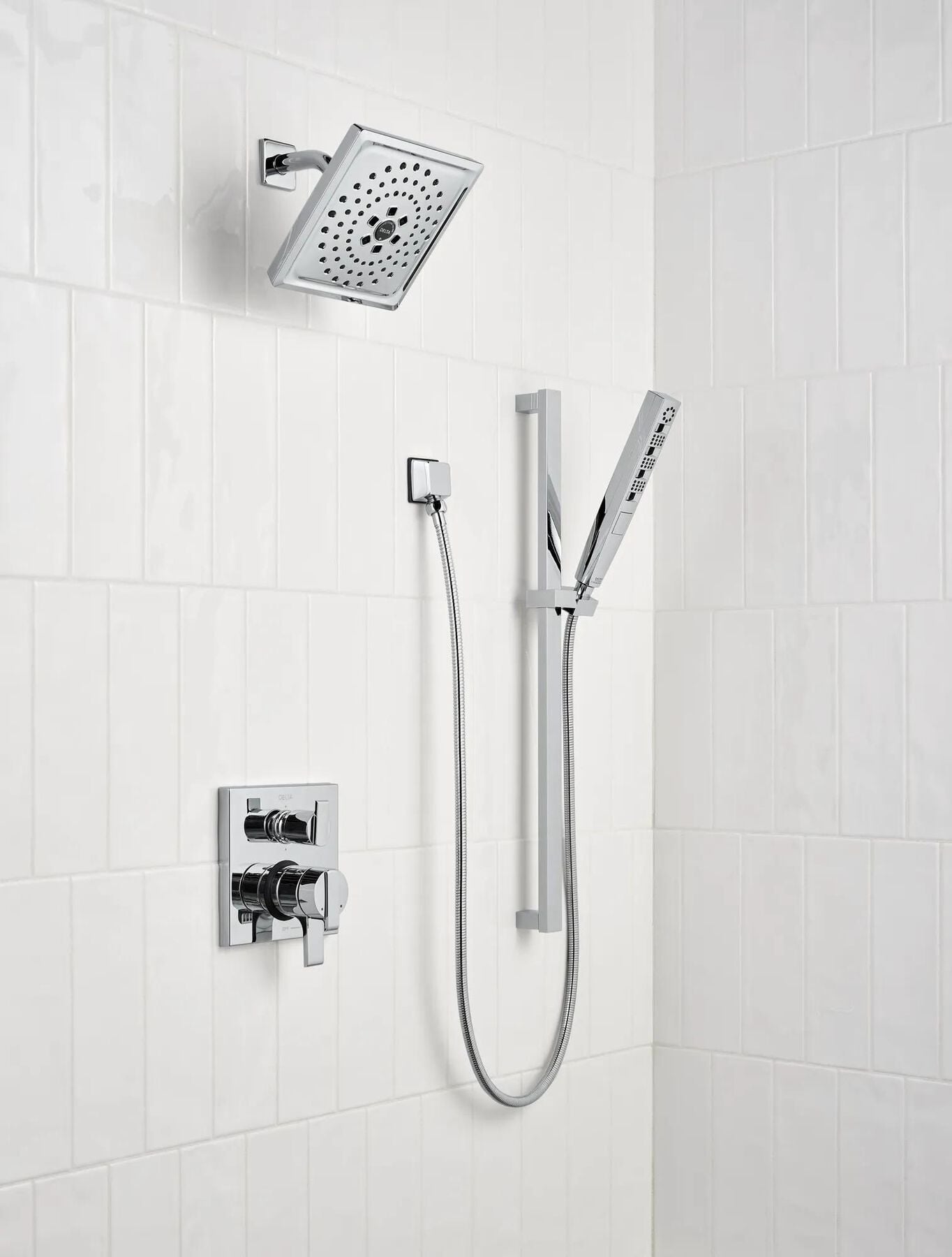 H<sub>2</sub>Okinetic&reg; 3-Setting Raincan Shower Head