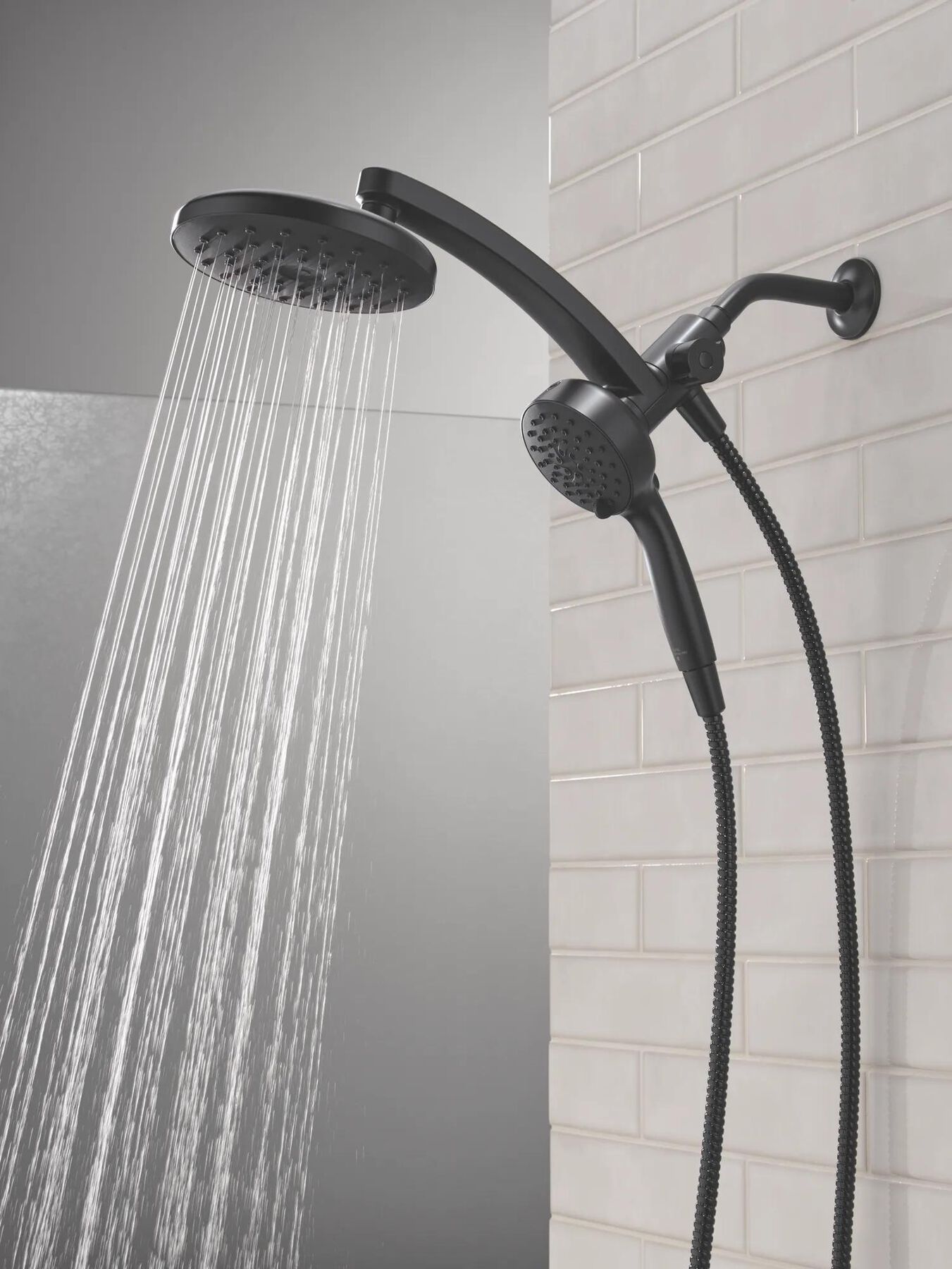 PivotPro&trade; 3-in-1 Combination Shower with Silicone Spray Face