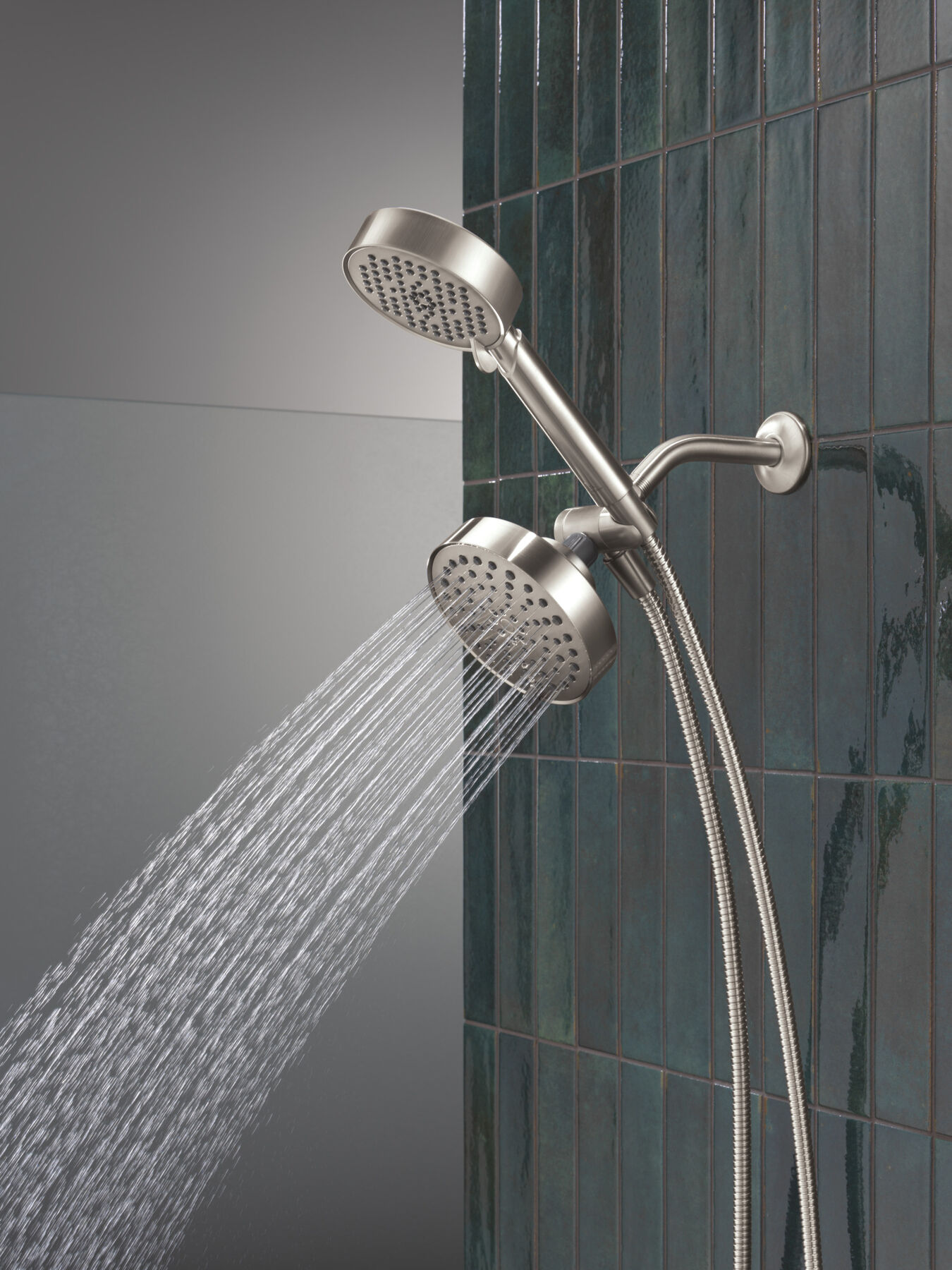 5-Setting Two-in-One Combination Shower with Additional Mount