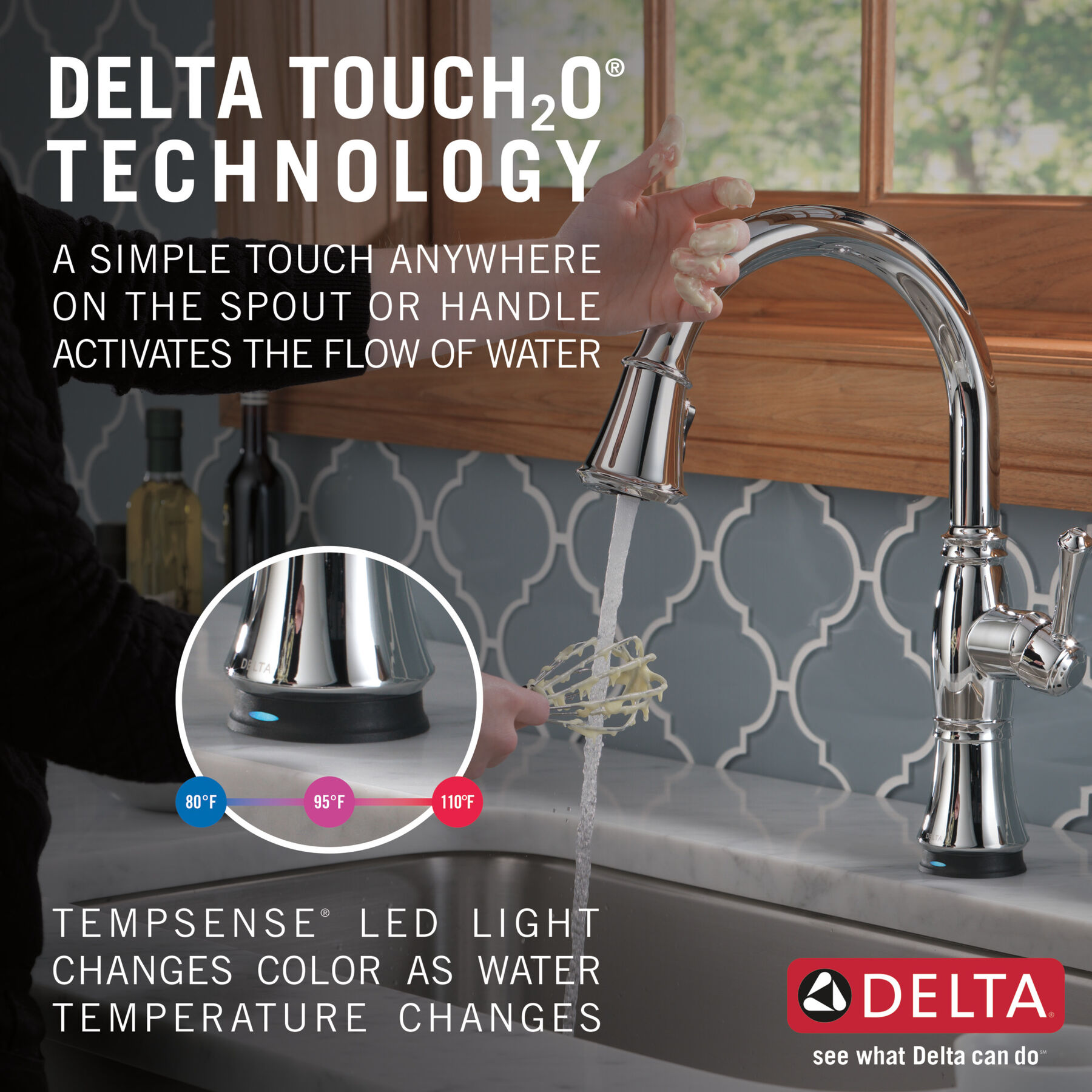 Single Handle Pull-Down Kitchen Faucet with Touch<sub>2</sub>O&reg; and ShieldSpray&reg; Technologies (Recertified)