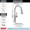 Single Handle Pull-Down Kitchen Faucet