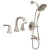 Widespread Lavatory Faucet with 14 Series Tub Shower Trim Bundle
