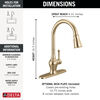 Single Handle Pull-Down Kitchen Faucet