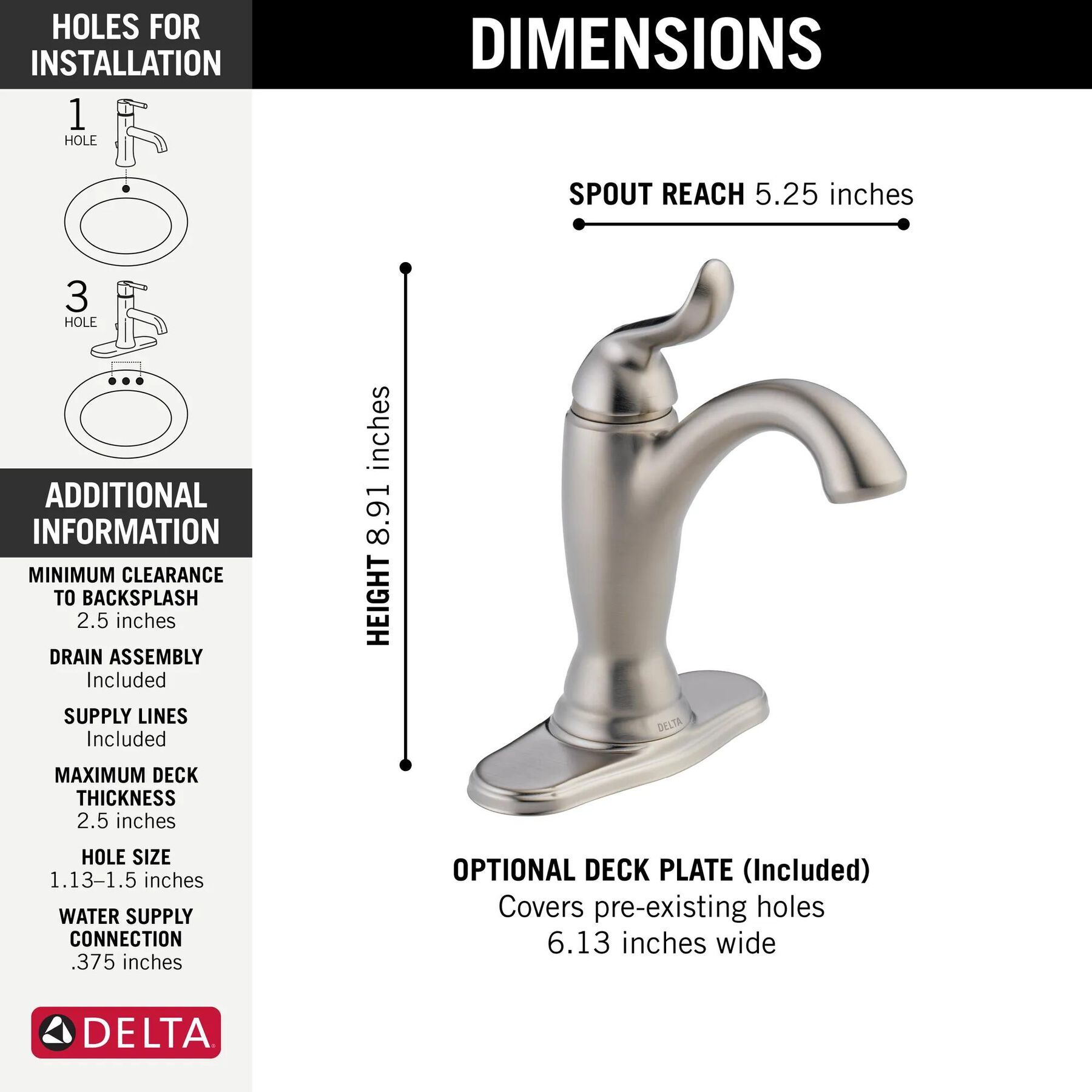 Single Handle Bathroom Faucet