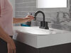 Two Handle Centerset Pull-Down Bathroom Faucet