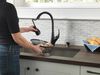 Single Handle Pull-Down Kitchen Faucet with Soap Dispenser and ShieldSpray&reg; Technology