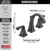 Two Handle Widespread Bathroom Faucet (Recertified)