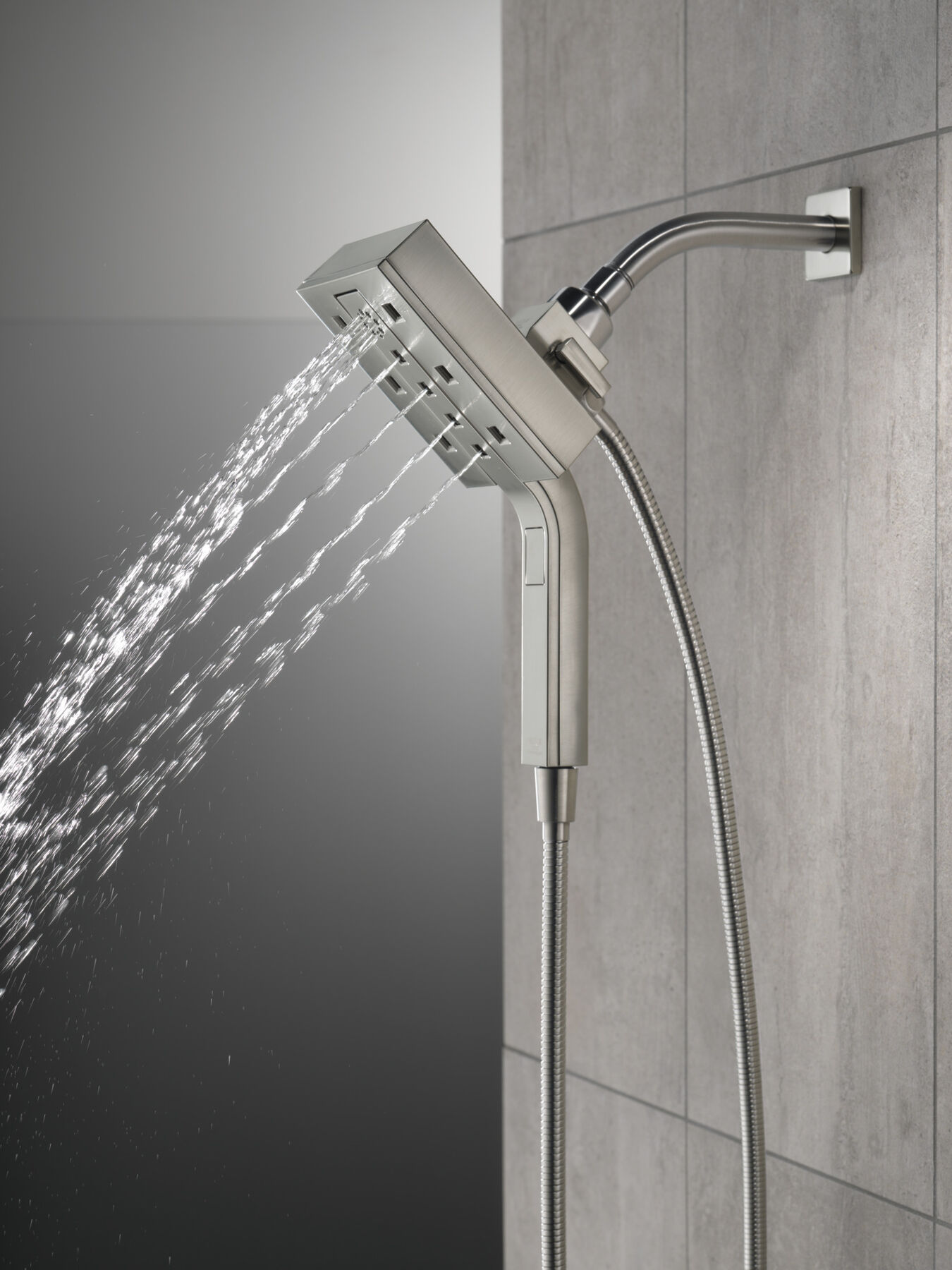 H<sub>2</sub>Okinetic&reg; In2ition&reg; 4-Setting Two-in-One Shower (Recertified)