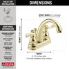 Centerset Bathroom Faucet (Recertified)