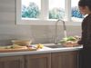 Single Handle Kitchen Pull-Down Faucet With Touchless Technology