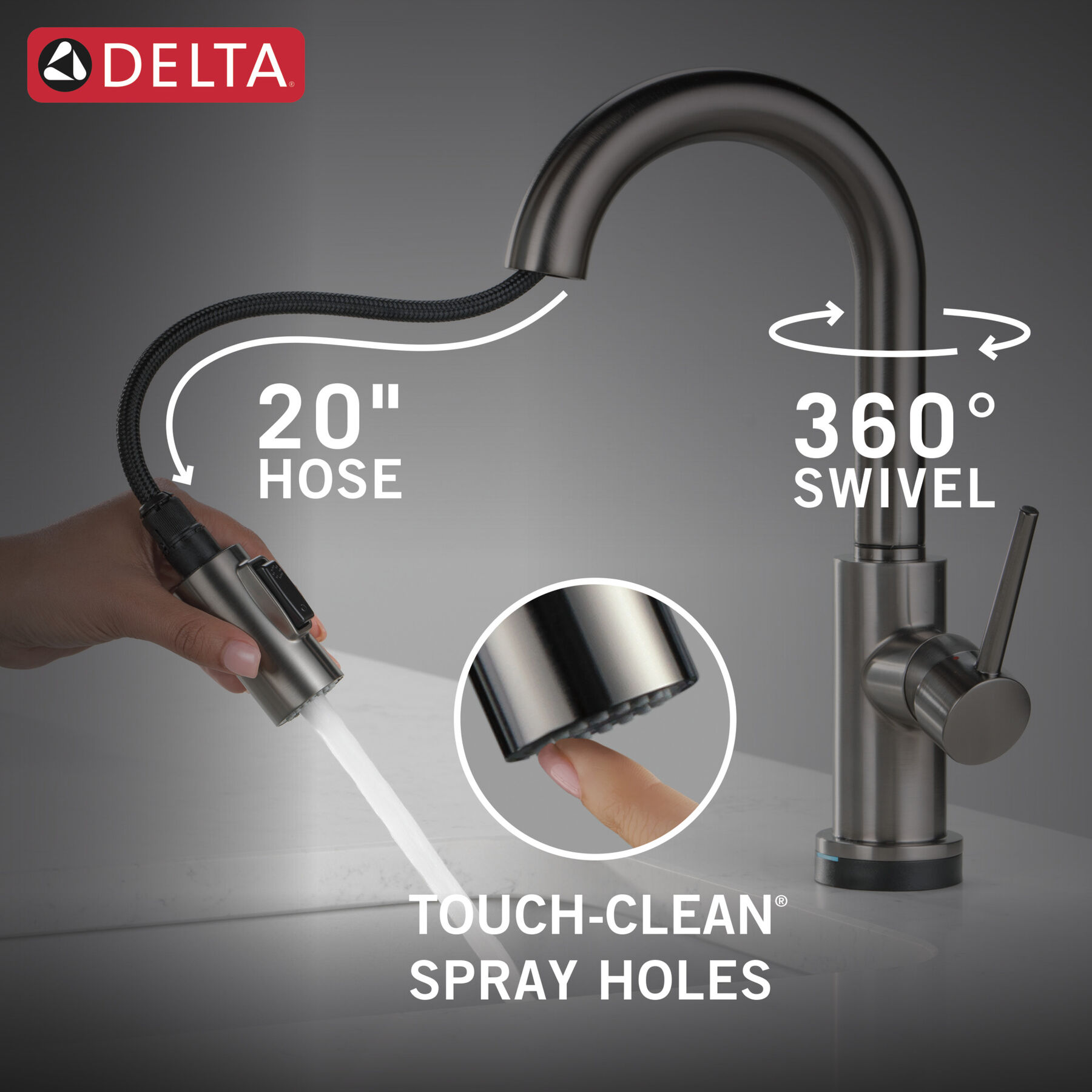 Touch2O Pull-Down Prep Faucet (Recertified)
