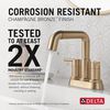 Two Handle Centerset Pull-Down Bathroom Faucet