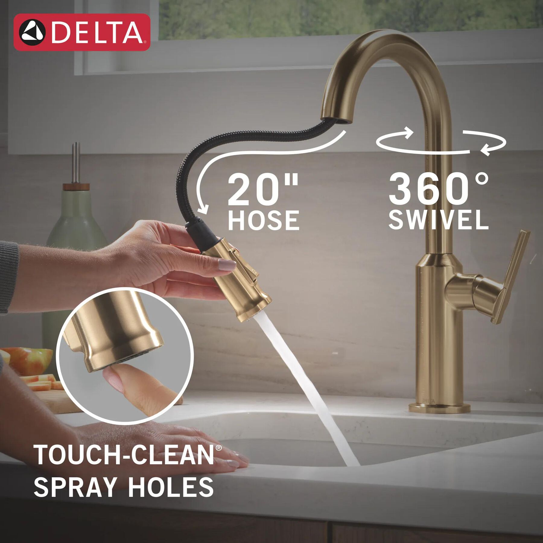 Single Handle Pull-Down Bar/Prep Faucet