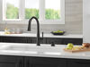Single Handle Pull-Down Kitchen Faucet with Soap Dispenser and ShieldSpray&reg; Technology