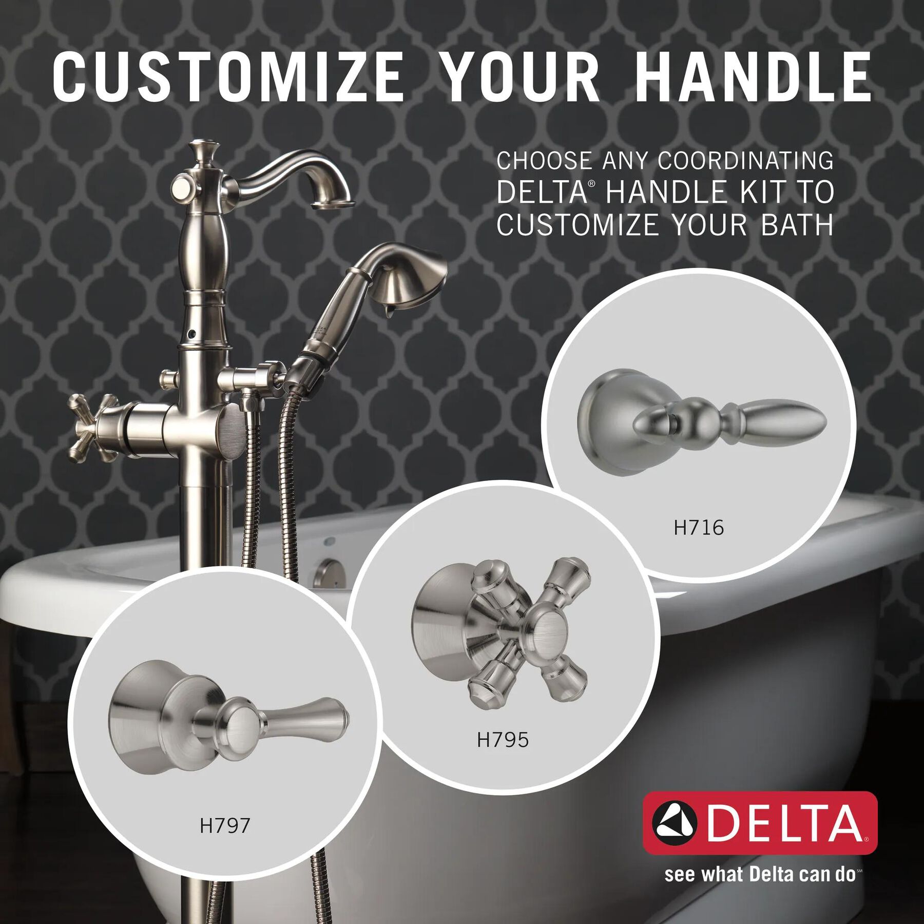 FM Tub Filler Trim w/ HS 1H w/o Handle (Recertified)