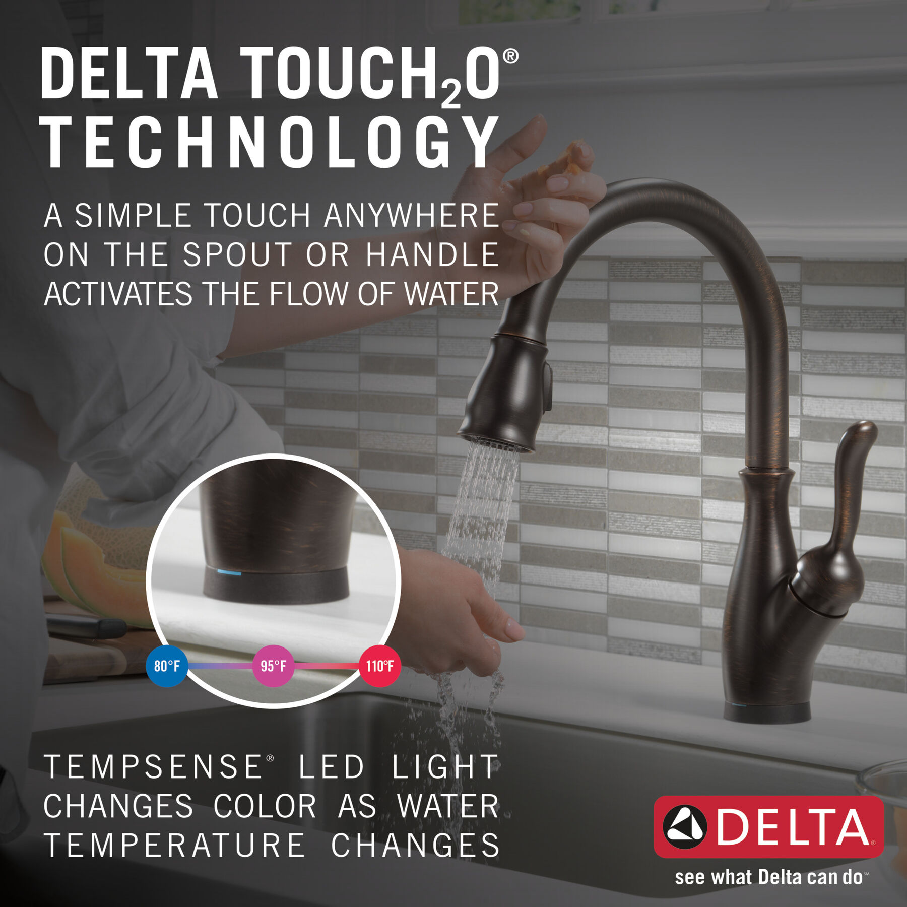 Touch<sub>2</sub>O&reg;  Pull-Down Kitchen Faucet (Recertified)