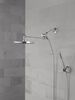 Adjustable Raincan Shower Head with Hand Shower
