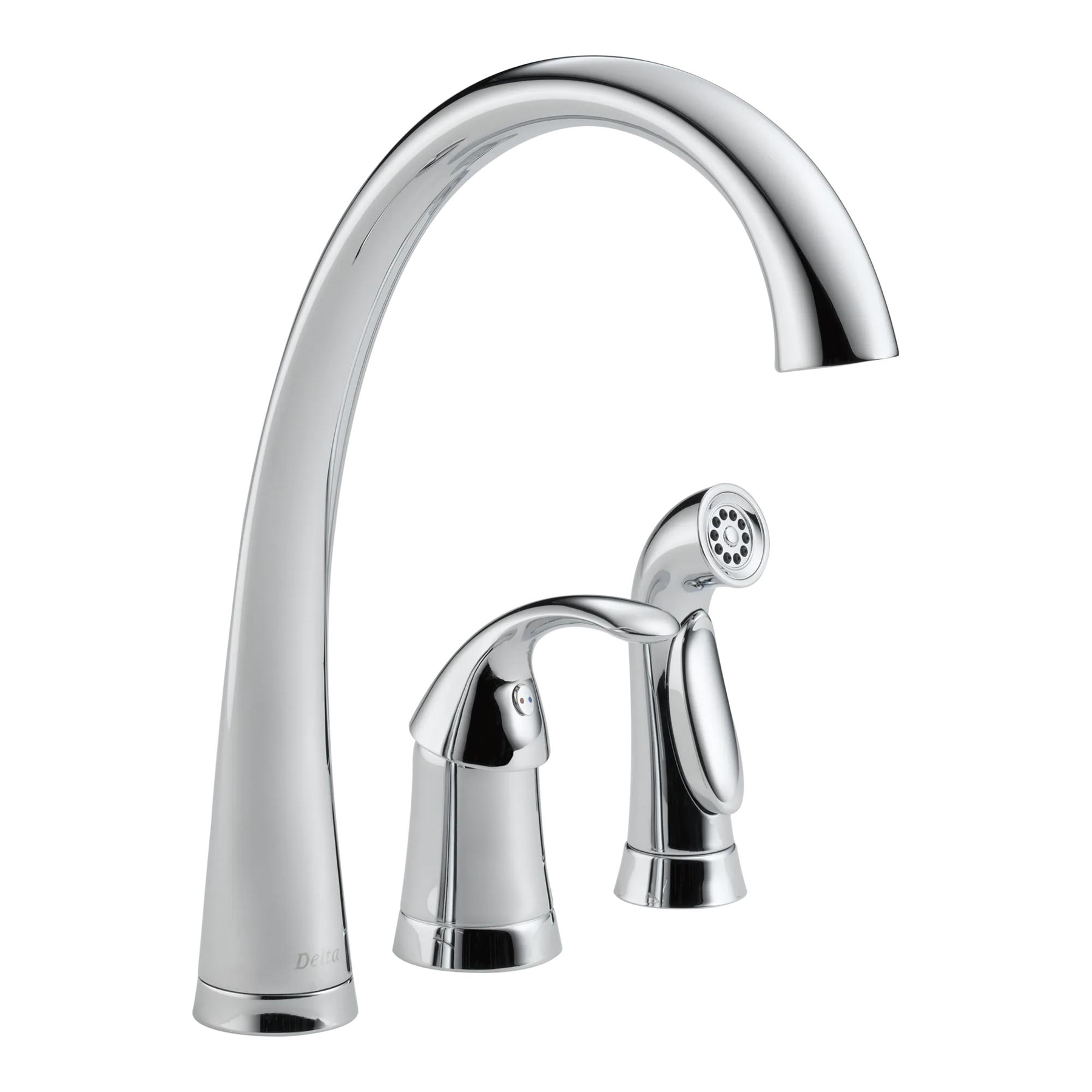 Single Handle Kitchen Faucet with Spray