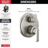 14 Series Integrated Diverter Trim with 3-Setting