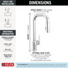 Single Handle Pull-Down Kitchen Faucet