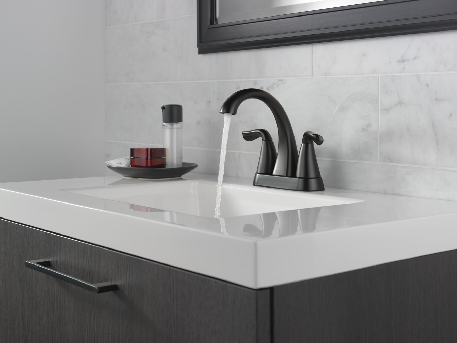 Two Handle Centerset Bathroom Faucet