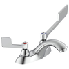 Two Handle Centerset Bathroom Faucet - Less Pop-Up