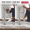 Touch2O&reg; Technology Kitchen Faucet with Touchless Technology