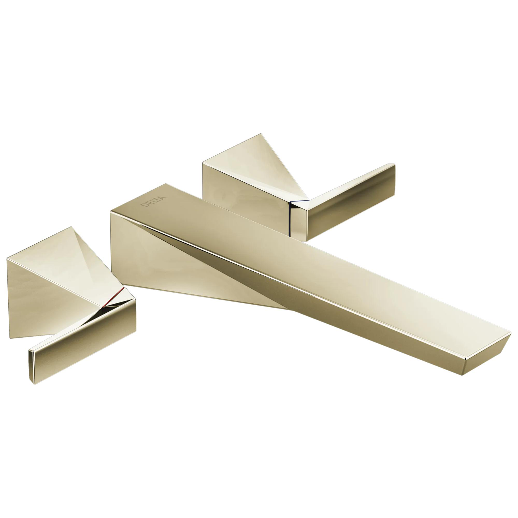 Two-Handle Wall Mount Tub Filler Trim