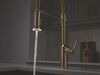 Single Handle Pull-Down Kitchen Faucet With Spring Spout