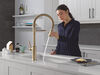 Single-Handle Pull-Down Spring Kitchen Faucet