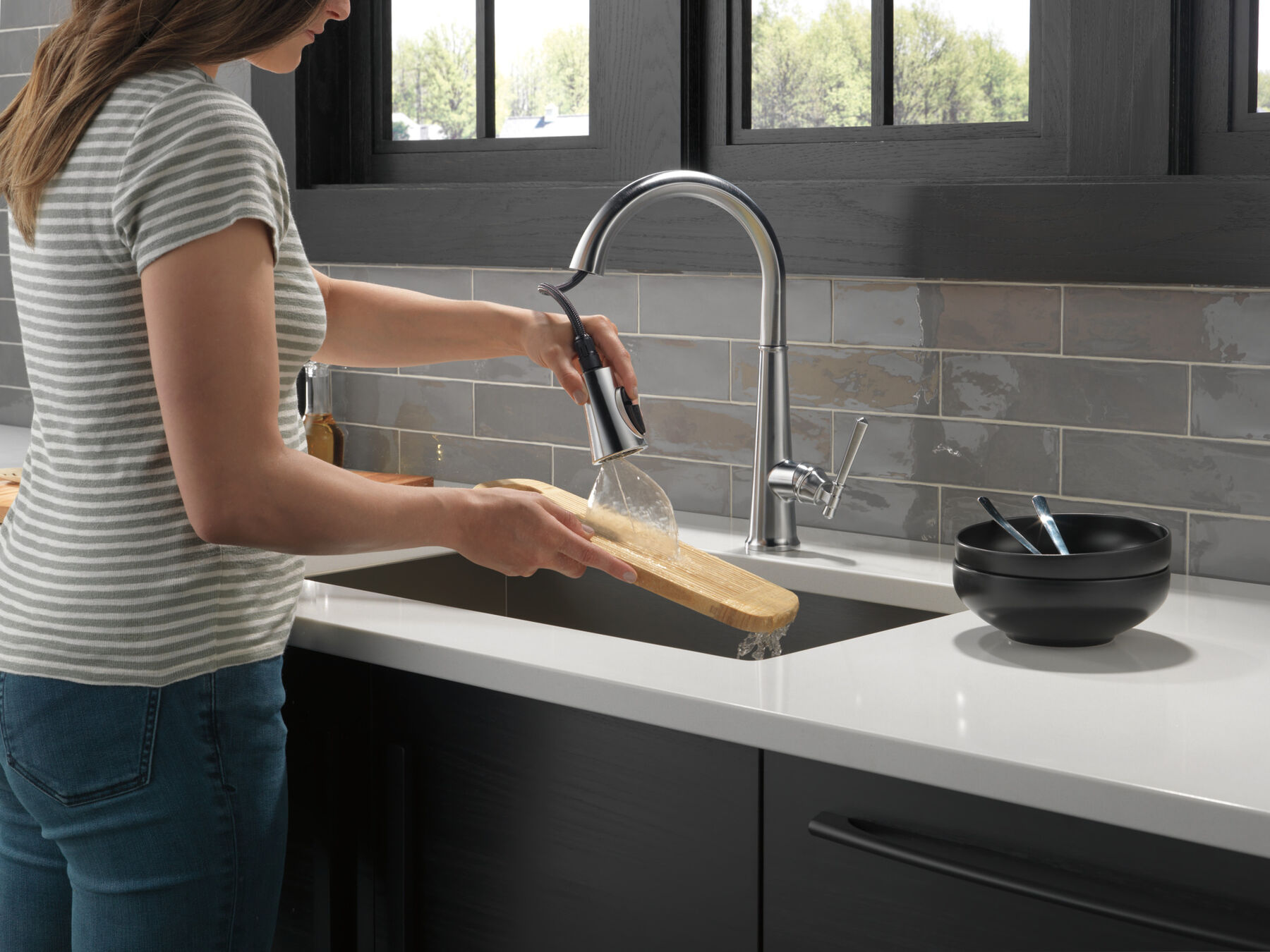 Pull-Down Kitchen w/ShieldSpray (Recertified)