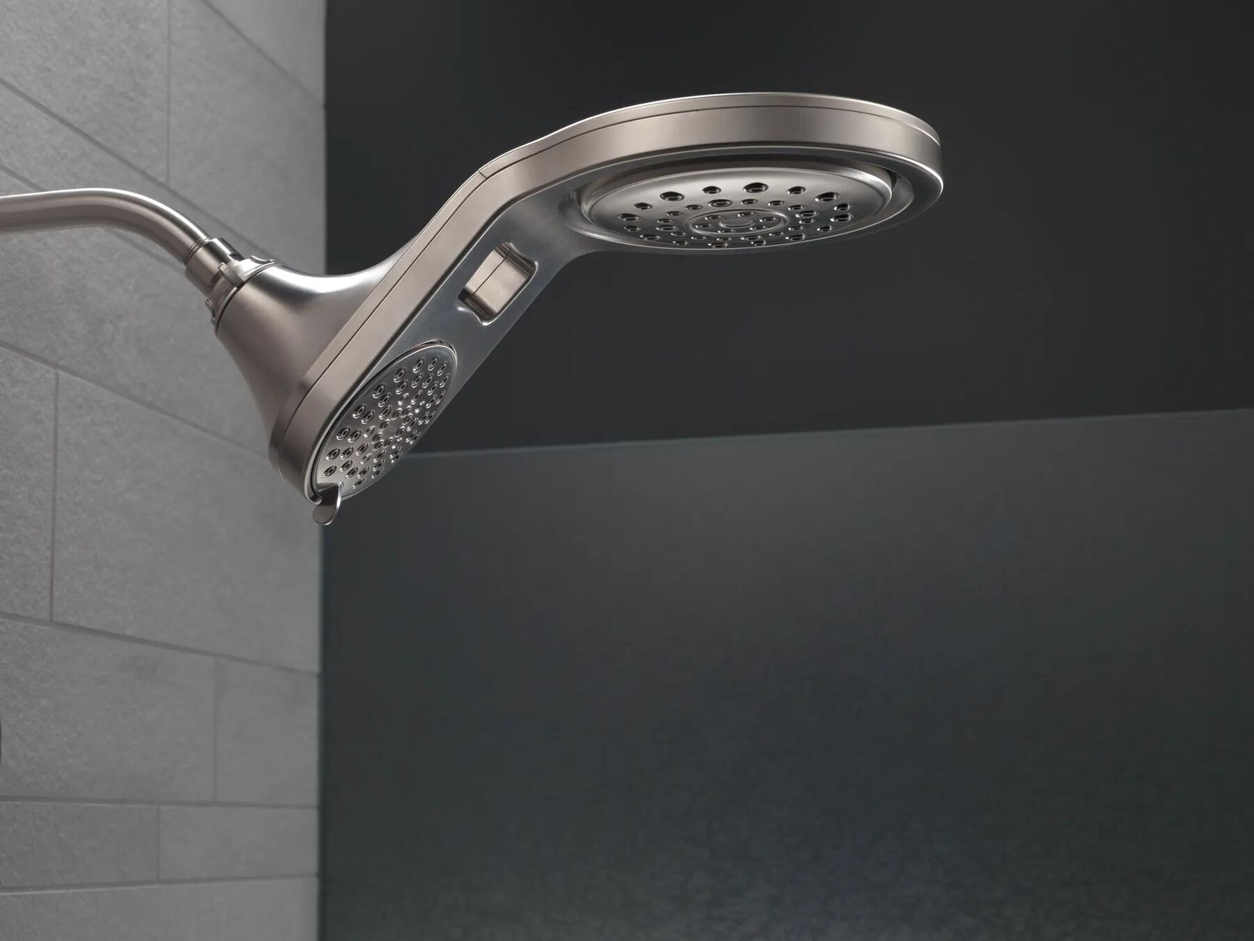 HydroRain&reg; 5-Setting Two-in-One Shower Head