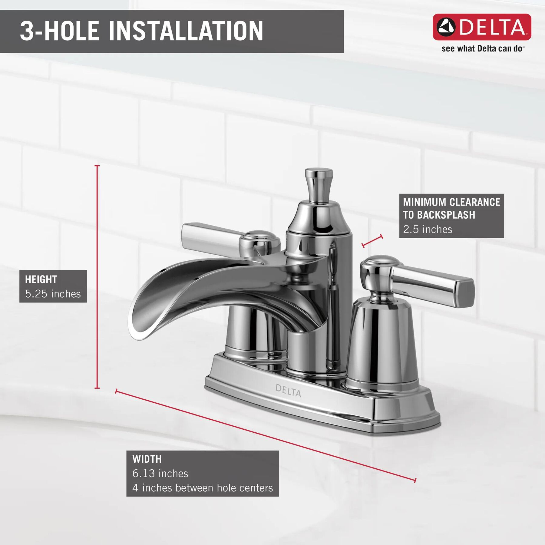 Two Handle Centerset Faucet