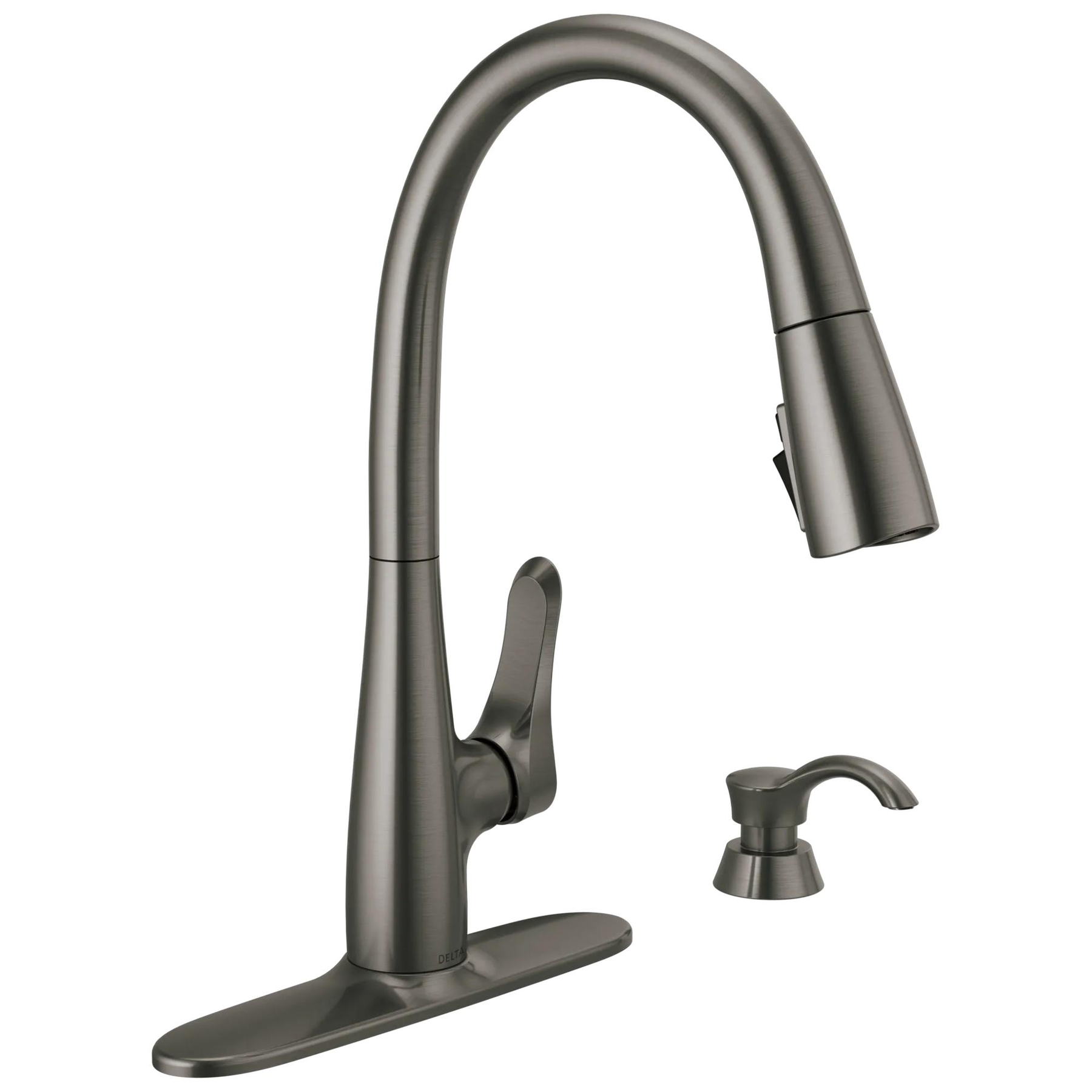 Pull-Down Kitchen Faucet w/Soap (Recertified)