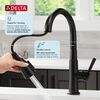 Single Handle Pull-Down Kitchen Faucet with Soap Dispenser and ShieldSpray&reg; Technology