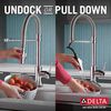Single-Handle Pull-Down Spring Kitchen Faucet with Touch<sub>2</sub>O&reg; Technology (Recertified)