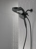 HydroRain&reg; 4-Setting Two-in-One Shower Head (Recertified)