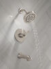 Widespread Lavatory Faucet with 14 Series Tub Shower Trim and Bathroom Accessories Bundle