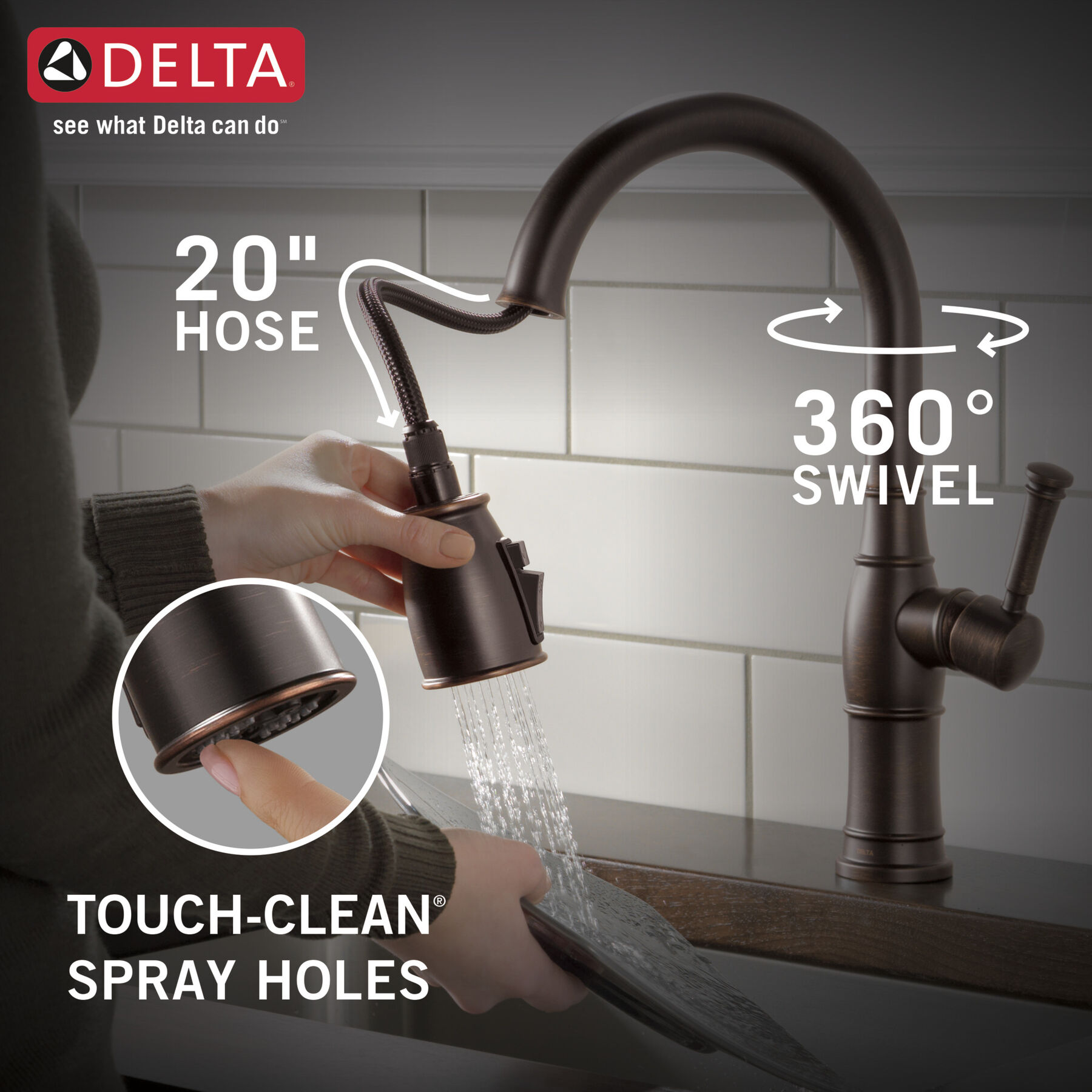 Single Handle Pull-Down Kitchen Faucet with Soap Dispenser and ShieldSpray&reg; Technology (Recertified)