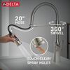 Single Handle Pull-Down Kitchen Faucet With Spring Spout