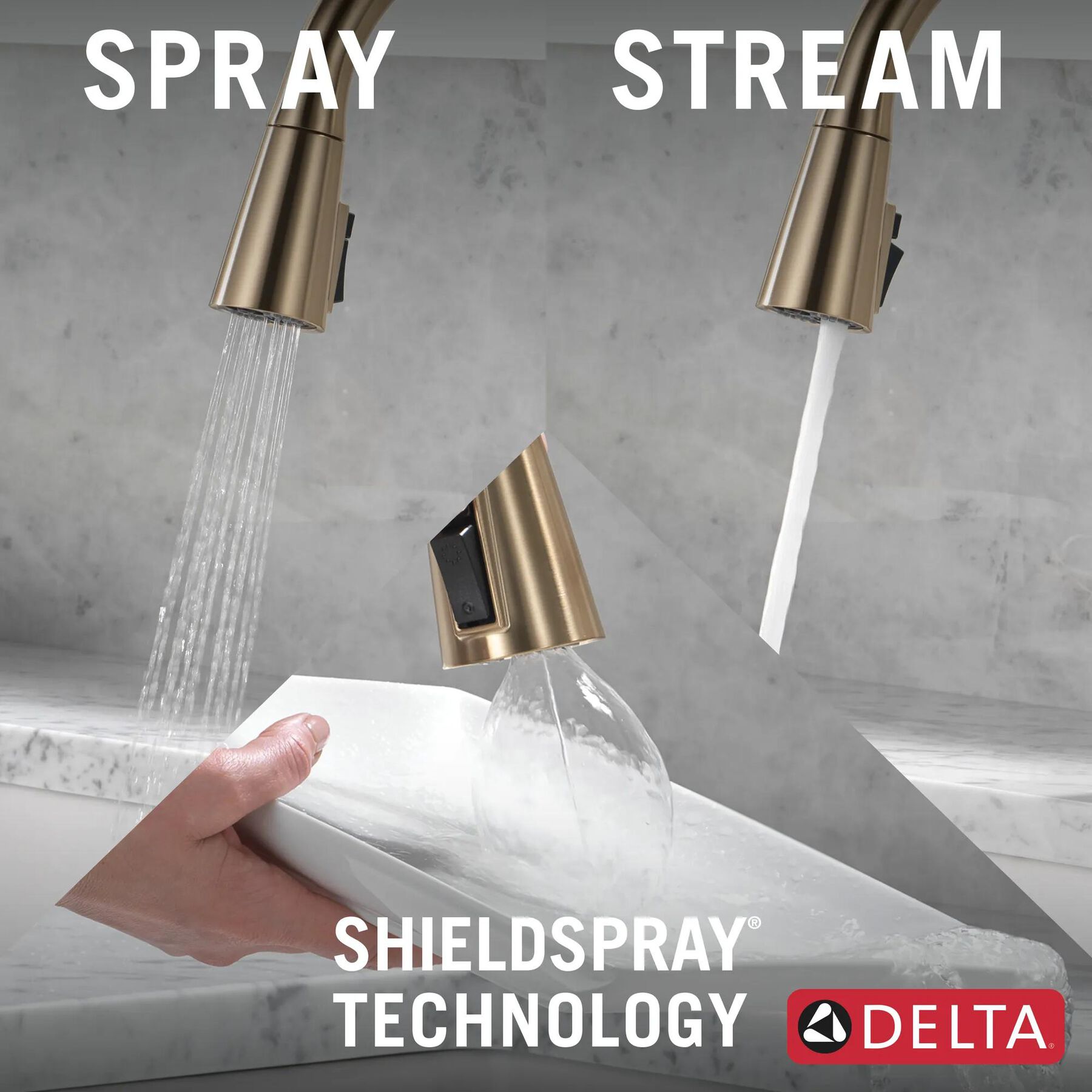 Single Handle Pull-Down Touch<sub>2</sub>O&reg; Technology Kitchen Faucet with Touchless Technology and Soap Dispenser